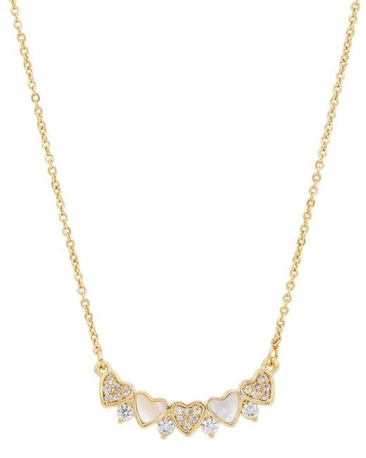 Savvy Cie Metallic Cz Stackable Necklace