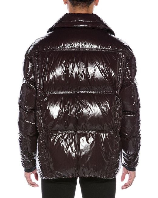 Moncler Black Lacquer Down Jacket for men