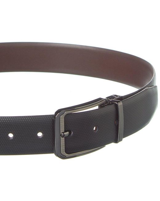 Hart Schaffner Marx Brown Pentafor Reversible Leather Belt for men