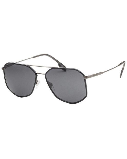 Burberry Metallic Be3139 58mm Sunglasses for men