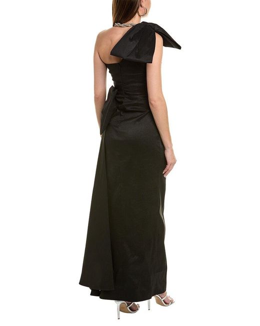 Rachel Gilbert Black Fauve Gown