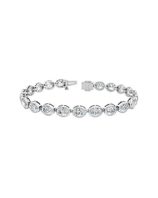 Lab Grown Diamonds White 14K 11.00 Ct. Tw. Lab-Grown Diamond Tennis Bracelet