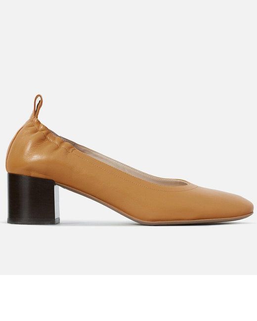 Everlane Brown The Italian Leather Day Pump