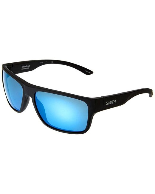 Smith Blue Soundtrack 61mm Polarized Sunglasses for men