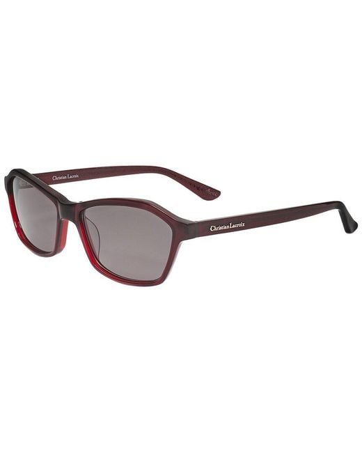 Christian Lacroix Brown 54Mm Sunglasses
