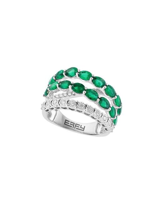 Effy Fine Jewelry Green 14K 2.00 Ct. Tw. Diamond Ring