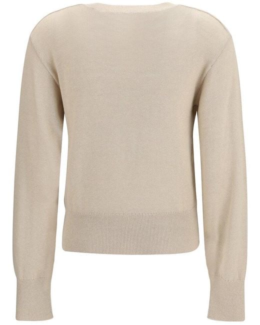 Burberry Natural Wool-Blend Sweater