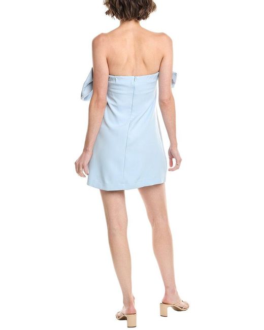 HL Affair Blue Bow Mini Dress