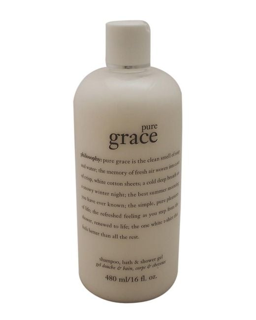 Philosophy Natural 16Oz Pure Grace Shampoo, Bath & Shower Gel
