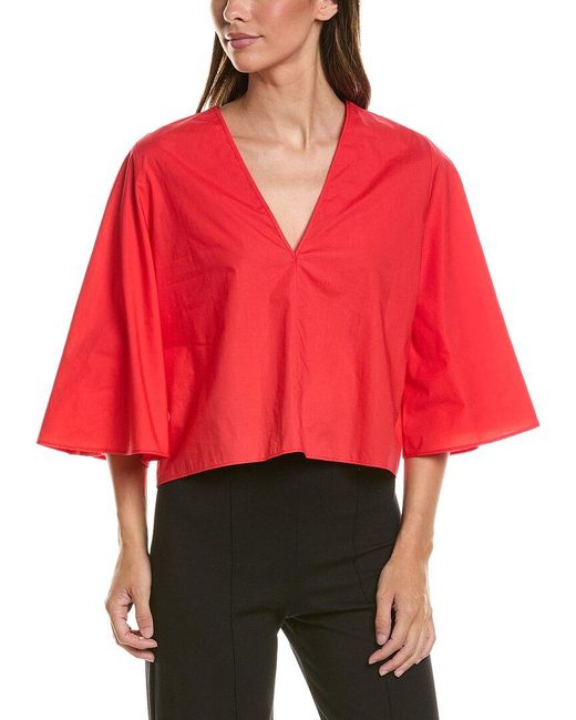 Forte_forte Red Solid Top
