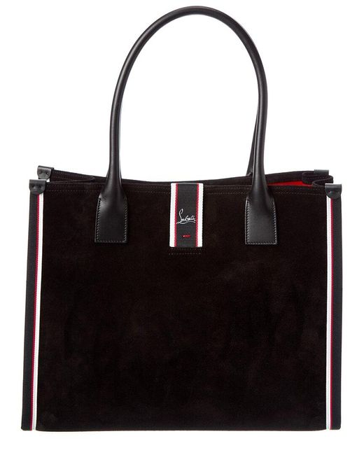 Christian Louboutin Black Nastroloubi Leather Tote for men