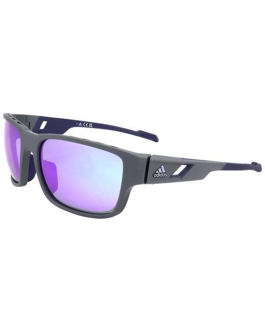 Adidas Originals Blue 61Mm Sunglasses for men