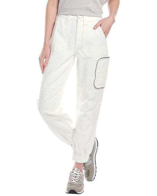 AllSaints White Florence Cargo Jogger