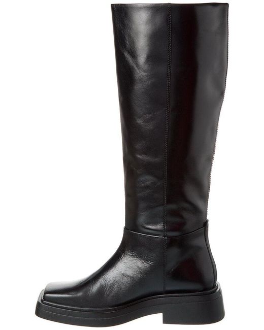 Vagabond Black Eyra Leather Tall Boot