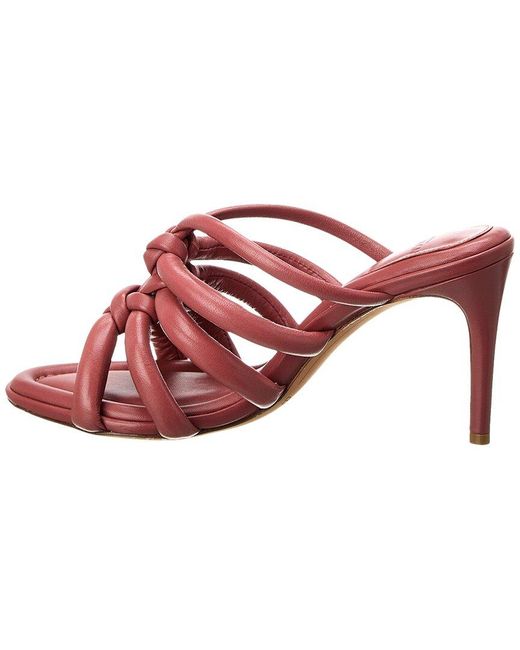 Alexandre Birman Pink Maeva 85 Leather Sandal