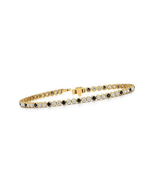 Lab Grown Diamonds White 14K 3.14 Ct. Tw. Lab-Grown Diamond Tennis Bracelet