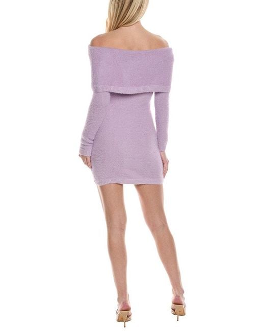 Allison Purple Perry Mini Dress