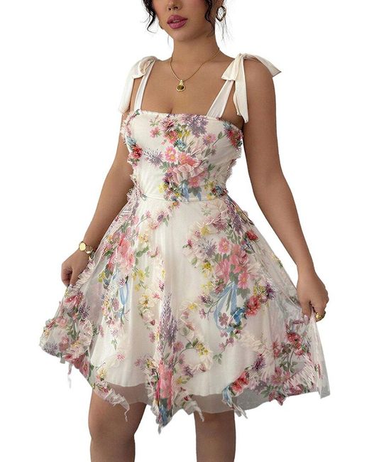 CAMILA BLANCO White Mini Dress