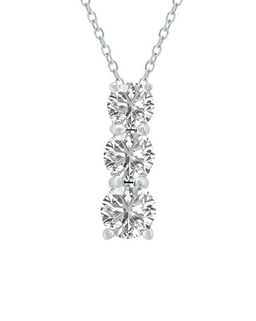 Lab Grown Diamonds White 14k 2.00 Ct. Tw. Lab Grown Diamond Necklace