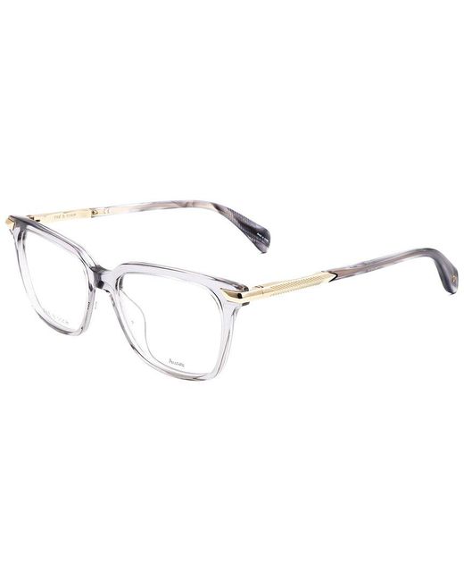 Rag & Bone Metallic 51Mm Optical Frames