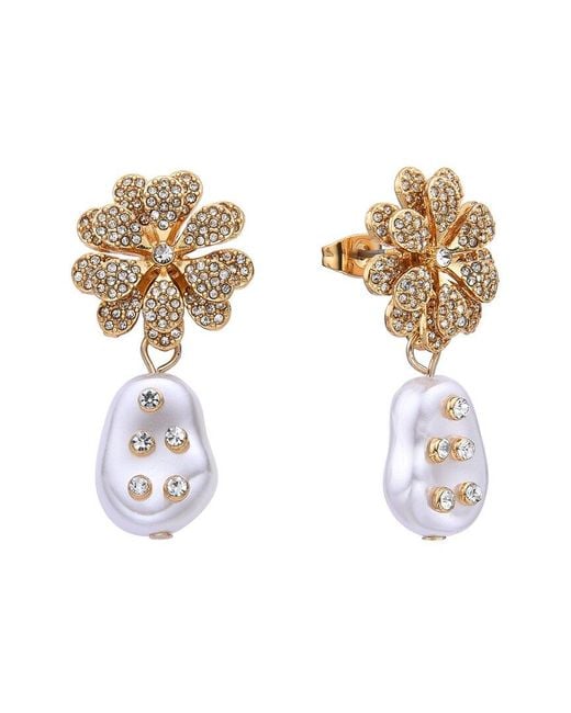 Eye Candy LA White Opal Mars Studs