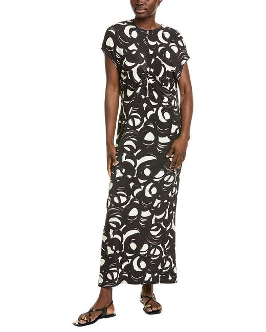 Alpha Studio White Lungo Maxi Dress