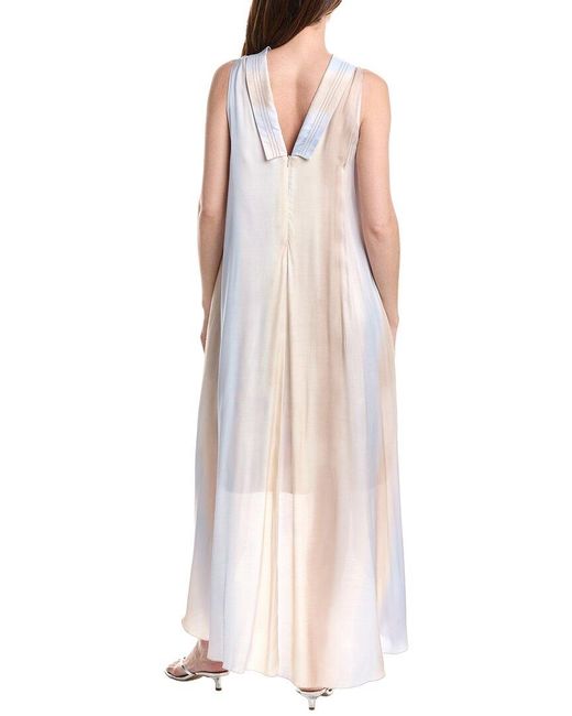 Peserico White Maxi Dress