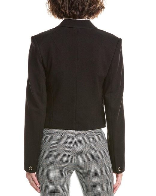 Rag & Bone Black Elvy Twill Blazer