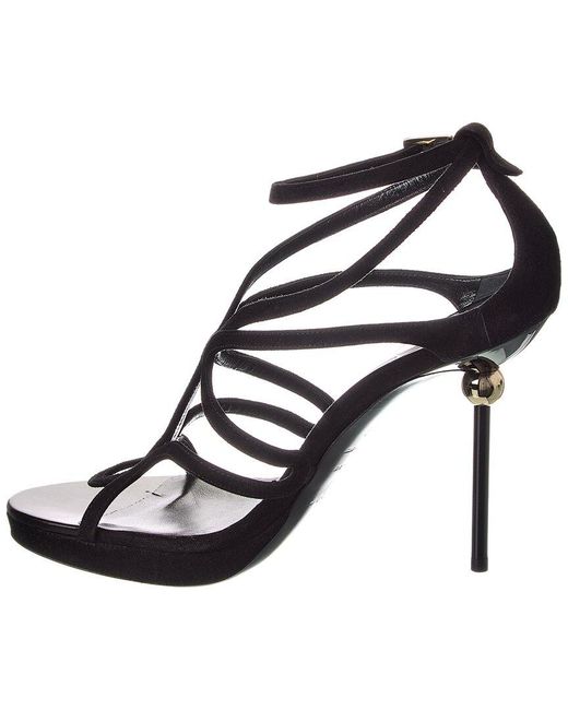 Roger Vivier Black Suede Sandal