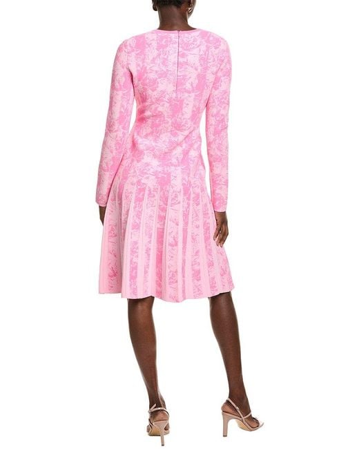Lela Rose Pink Mini Dress