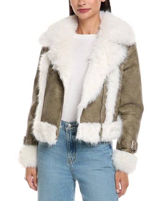 Apparis Blue Jay Distressed Bonded Coat