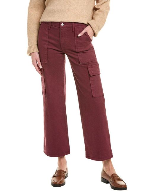 Hudson Red Rosalie Zinfandel Wide Leg Jean