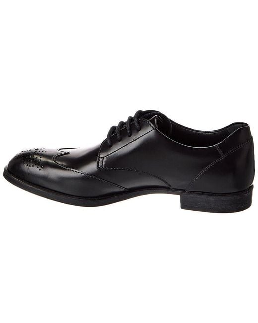 Tod's Black Leather Oxford