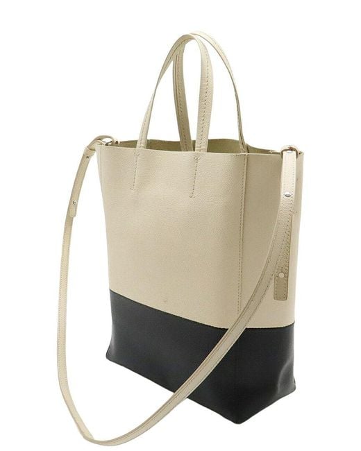 Céline Natural Vertical Cabas Small Tote Bag (authentic Pre-loved)