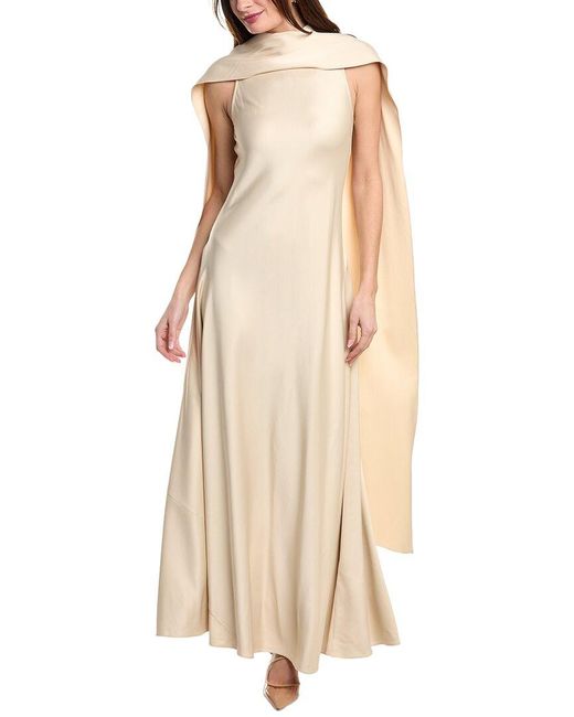 Reiss Natural Keira Maxi Dress