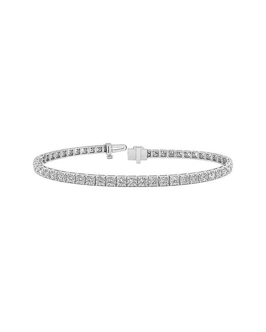 Lab Grown Diamonds White 14K 5.55 Ct. Tw. Lab-Grown Diamond Tennis Bracelet