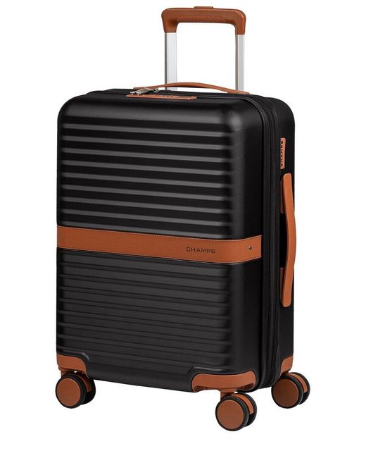CHAMPS Black Vintage Ii Expandable Carry-on