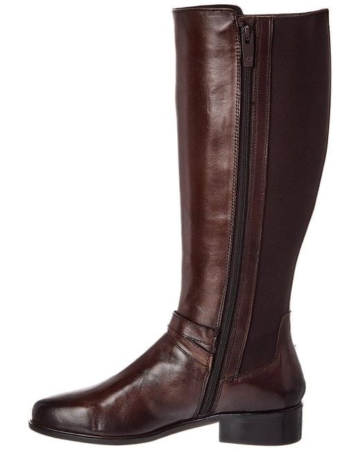 Dune Brown Teine Leather Boot