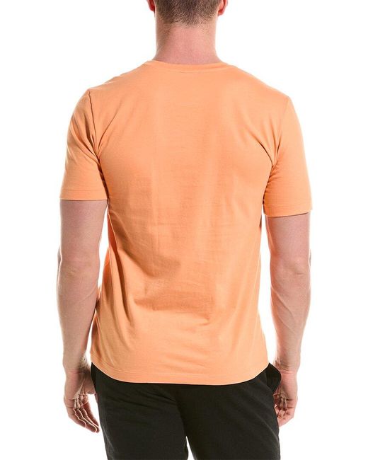 Hanro Orange Crewneck Shirt for men