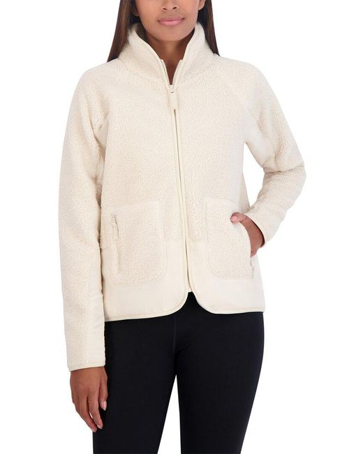 SAGE Collective Natural City Cropped Sherpa Jacket