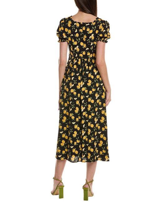 O.P.T Green O.P.T. Angelina Midi Dress