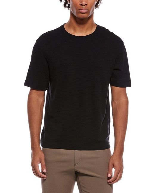 Theory Black Delroy T-Shirt for men