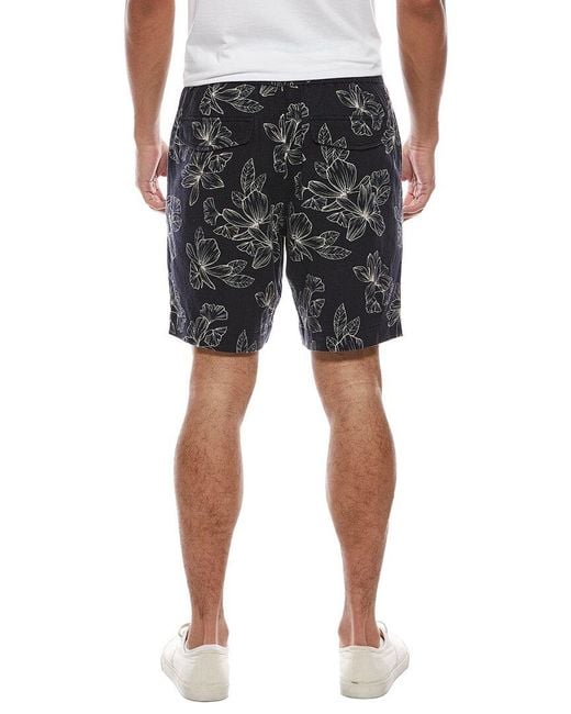 Vince Black Beach Short for men
