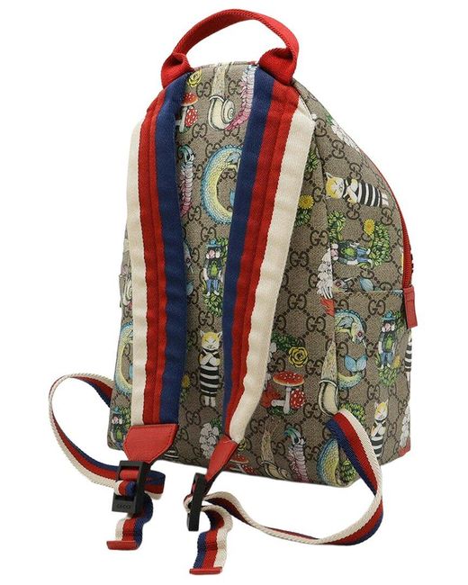 Gucci Green GG Supreme Backpack (authentic Pre-loved)