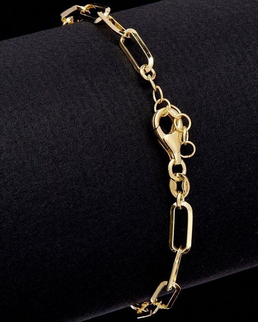 Meshmerise Black 18k Over Silver 0.25 Ct. Tw. Diamond Paperclip Handcuff Bracelet