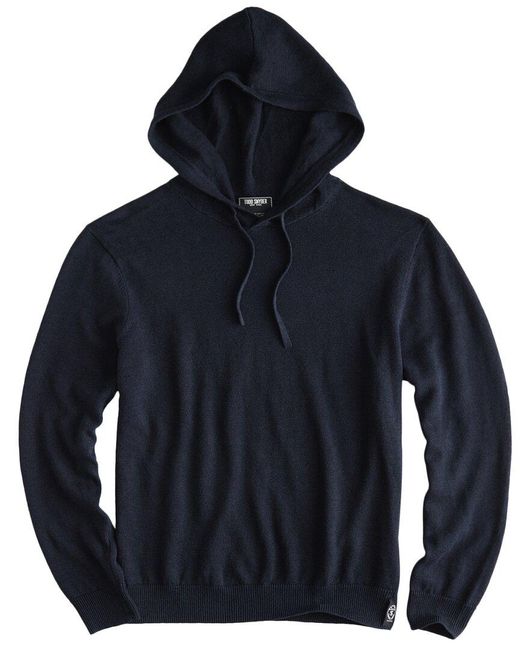 Todd Snyder Blue Hooded Sweatshirt for men