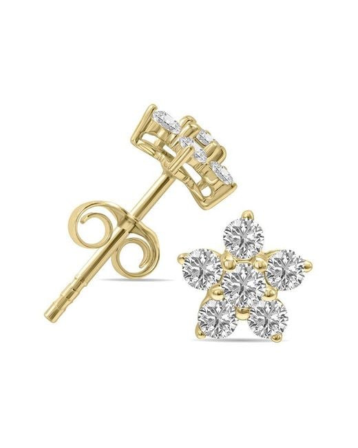 Lab Grown Diamonds White 14k 0.50 Ct. Tw. Lab-grown Diamond Star Earrings