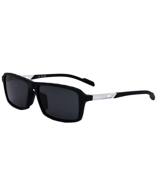 Adidas Originals Black 59mm Polarized Sunglasses for men