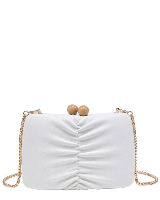Urban Expressions White Gianna Evening Clutch