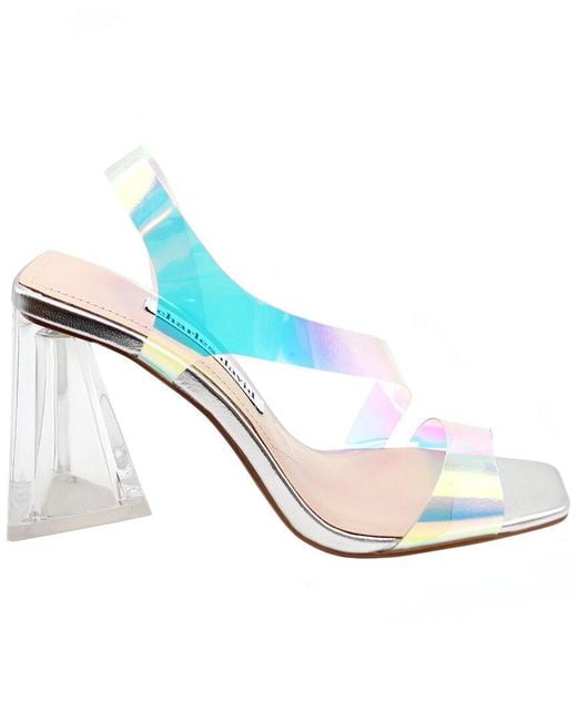 Charles David Blue Trulli Vinyl Dress Shoe